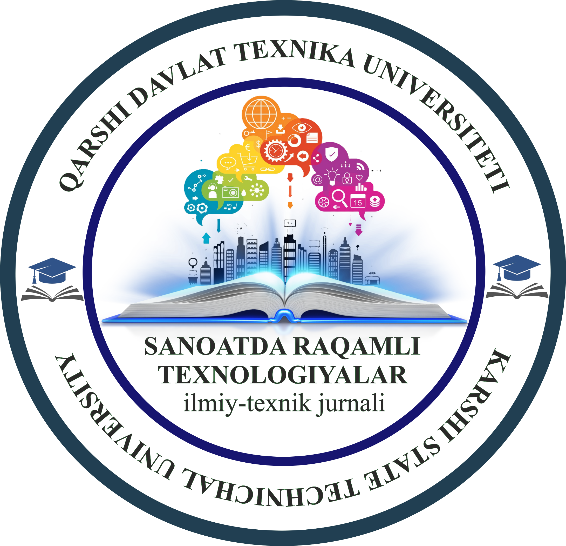 Sanoatda raqamli texnologiyalar ilmiy-texnik jurnalining logotipi